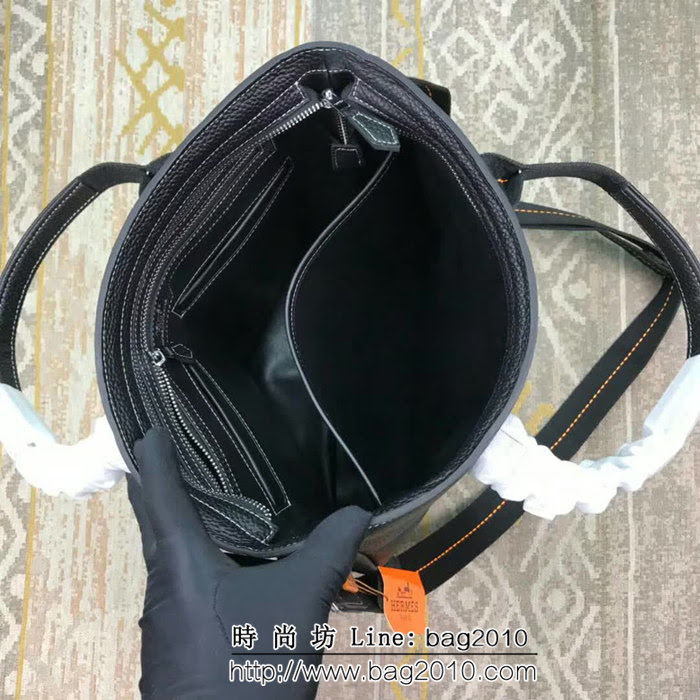 HERMES愛馬仕 最新款 時尚休閒 男士手提斜挎包 8831-3 豎款 JD1258